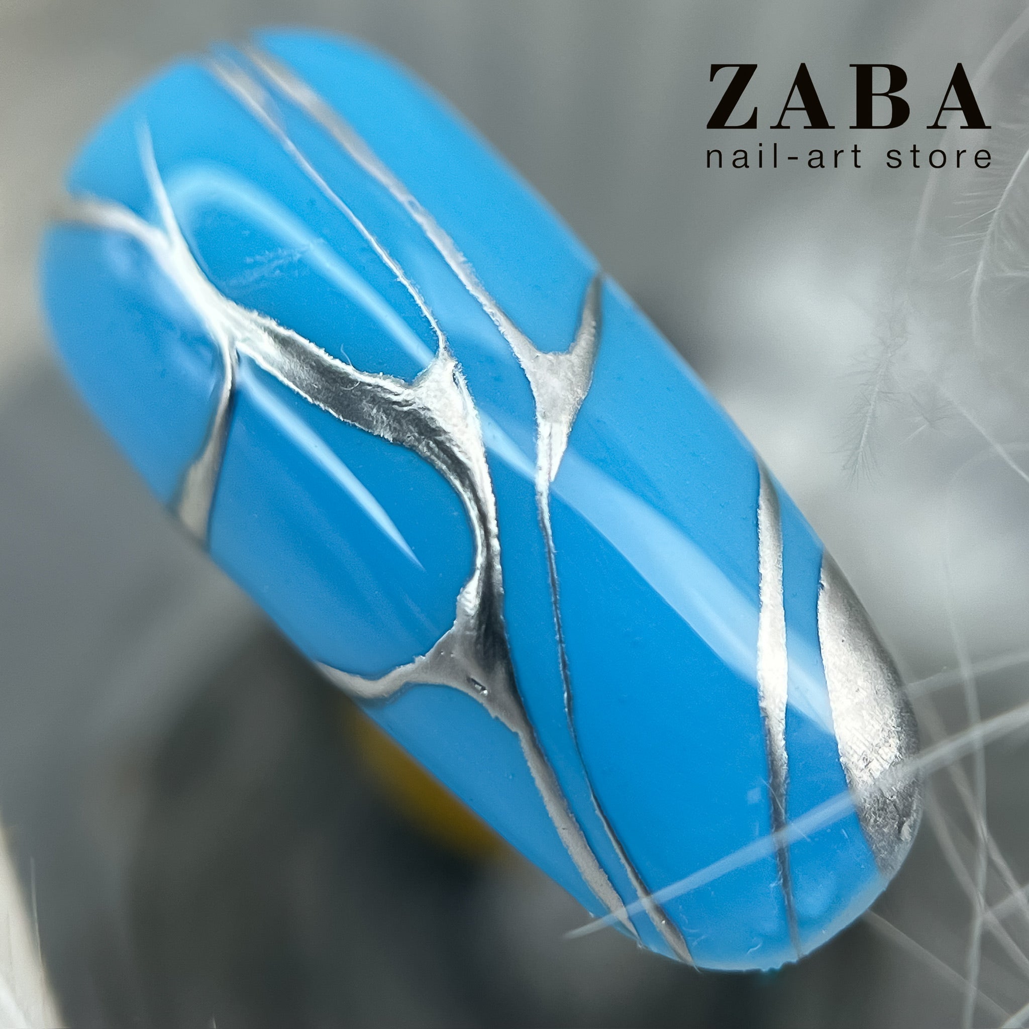 Global Fashion Metalic Gel Silver - Metaliczny srebrny żel 5 ml