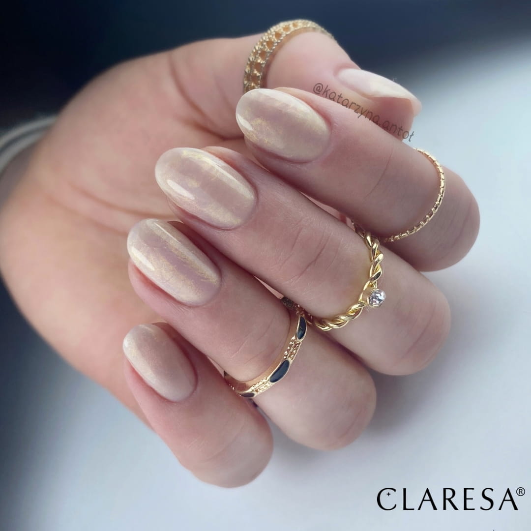 Claresa Żel budujący SOFT&EASY builder gel GOLD PROSECCO 45g