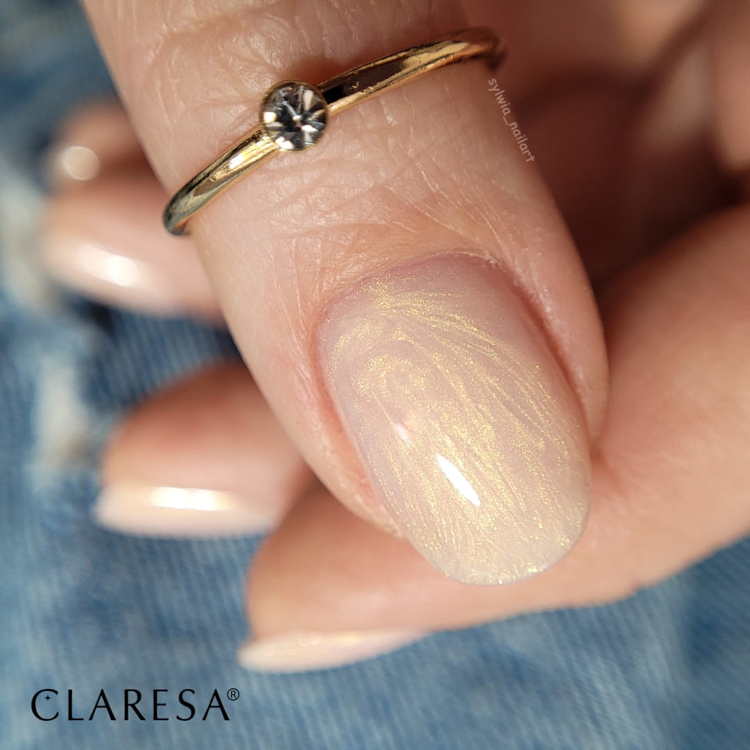 Claresa Żel budujący SOFT&EASY builder gel GOLD PROSECCO 45g