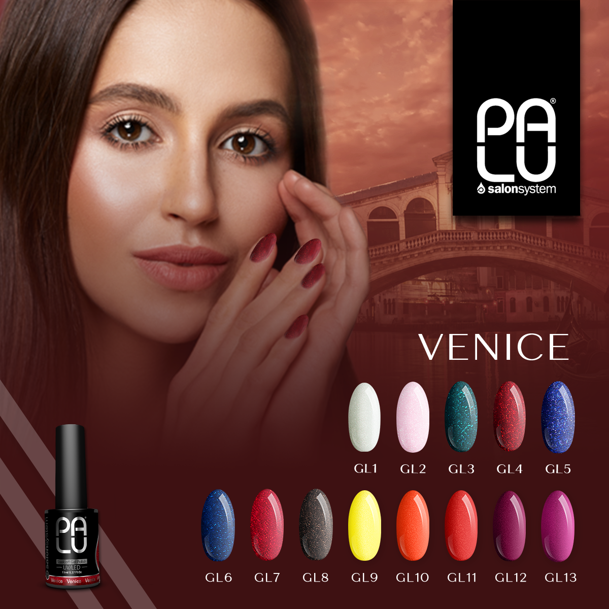 PALU Lakier hybrydowy Venice GL6 11 g